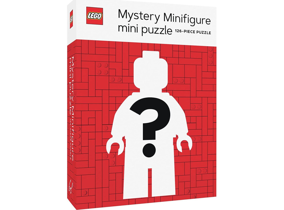 CHRONICLE BOOKS Mini Puzzle LEGO® Mystery Minifigurka (Red Edition) 126 dílků