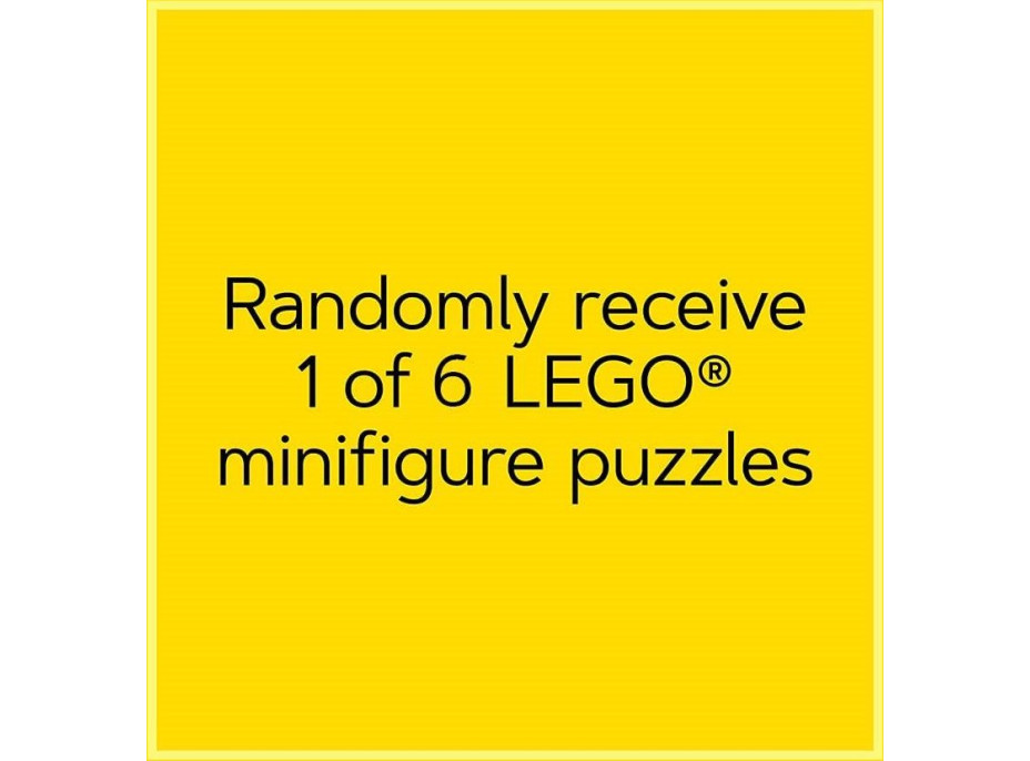 CHRONICLE BOOKS Mini Puzzle LEGO® Mystery Minifigurka (Red Edition) 126 dílků