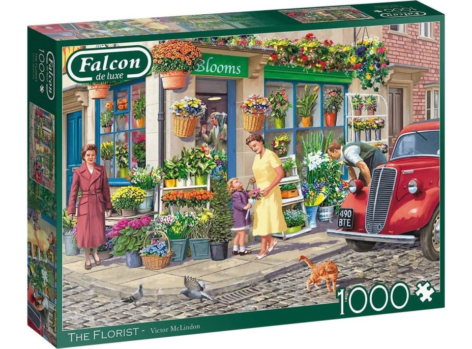 FALCON Puzzle Květinářka 1000 dílků