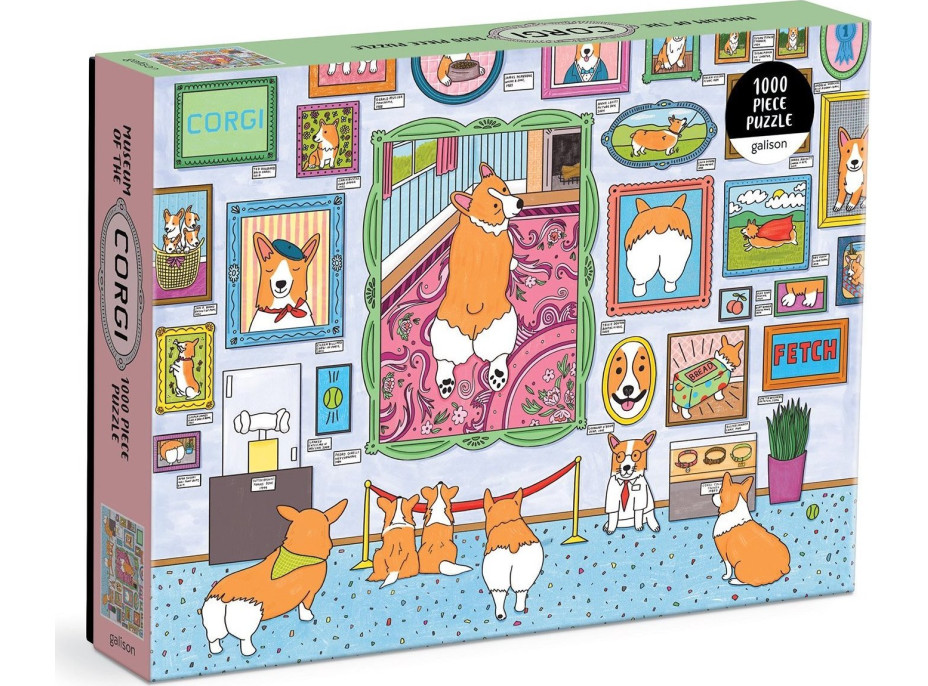 GALISON Puzzle Muzeum Corgi 1000 dílků