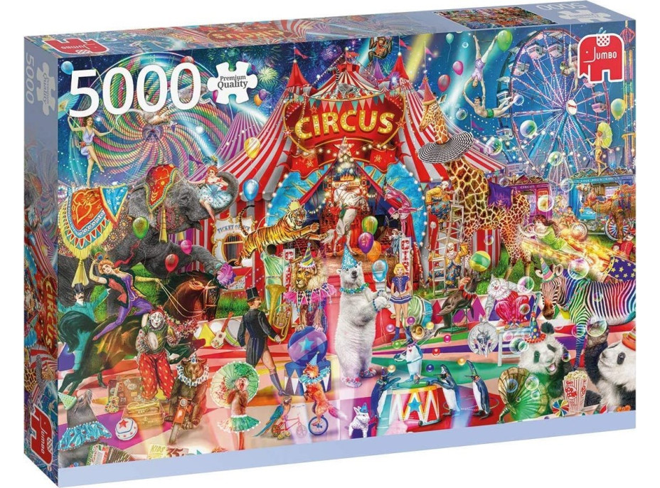 JUMBO Puzzle Noc v cirkuse 5000 dílků