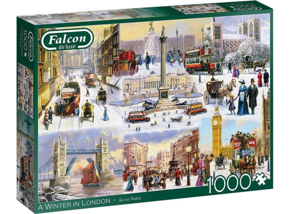FALCON Puzzle Zima v Londýně 1000 dílků