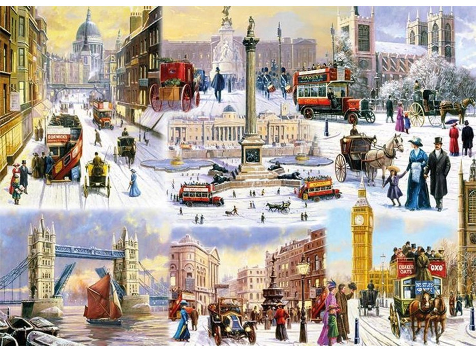 FALCON Puzzle Zima v Londýně 1000 dílků
