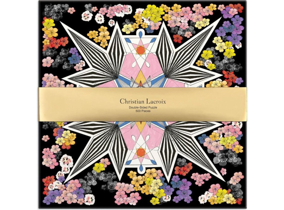 GALISON Oboustranné puzzle Christian Lacroix: Květinová galaxie 500 dílků