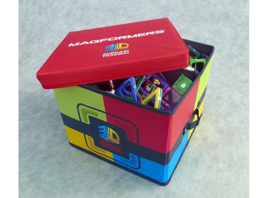 MAGFORMERS DidaMagna Box 240 dílků + textilní úložný kontejner