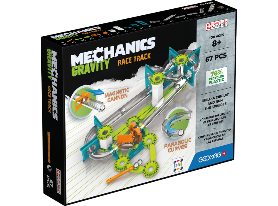 GEOMAG Mechanics Gravity Race Track 67 dílků