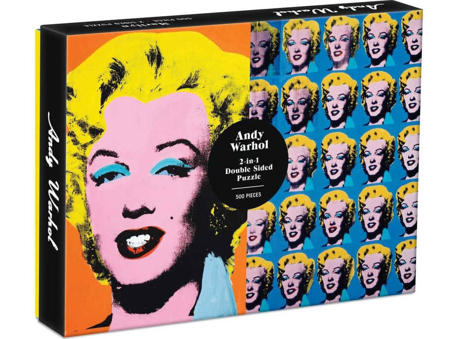 GALISON Oboustranné puzzle Andy Warhol Marilyn 500 dílků