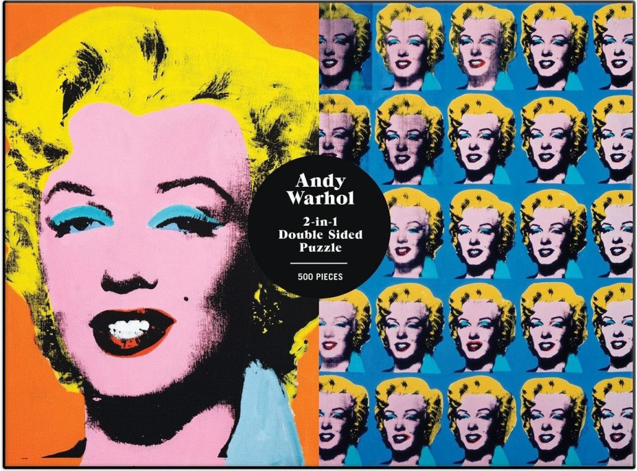 GALISON Oboustranné puzzle Andy Warhol Marilyn 500 dílků