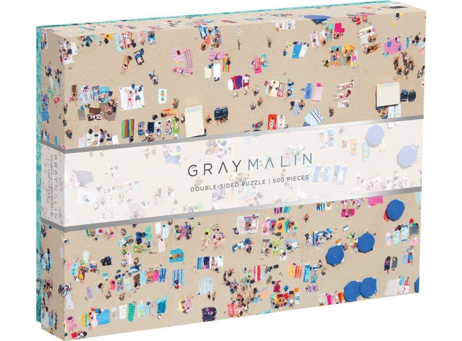 GALISON Oboustranné puzzle Gray Malin: Pláž 500 dílků