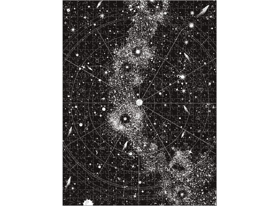 GALISON Oboustranné puzzle Pozorování hvězd 500 dílků