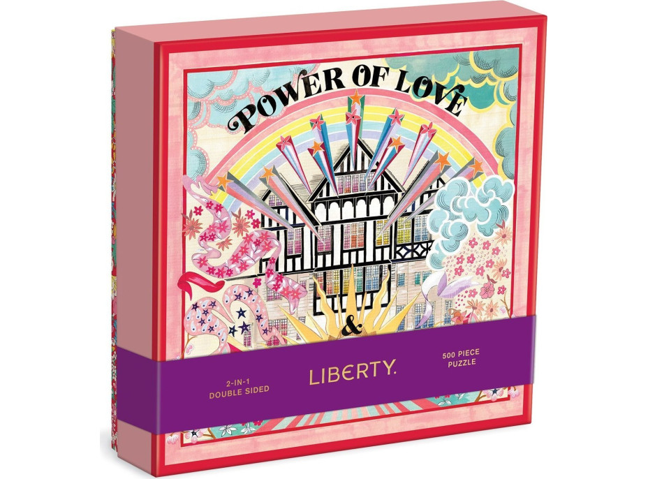 GALISON Oboustranné puzzle 2v1 Liberty: Síla lásky 500 dílků