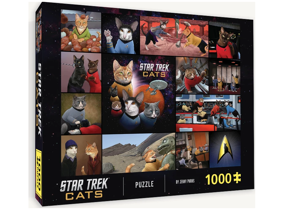 CHRONICLE BOOKS Puzzle Star Trek Cats 1000 dílků