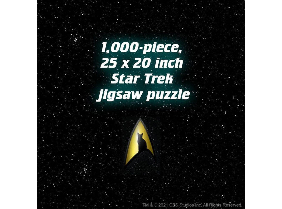 CHRONICLE BOOKS Puzzle Star Trek Cats 1000 dílků