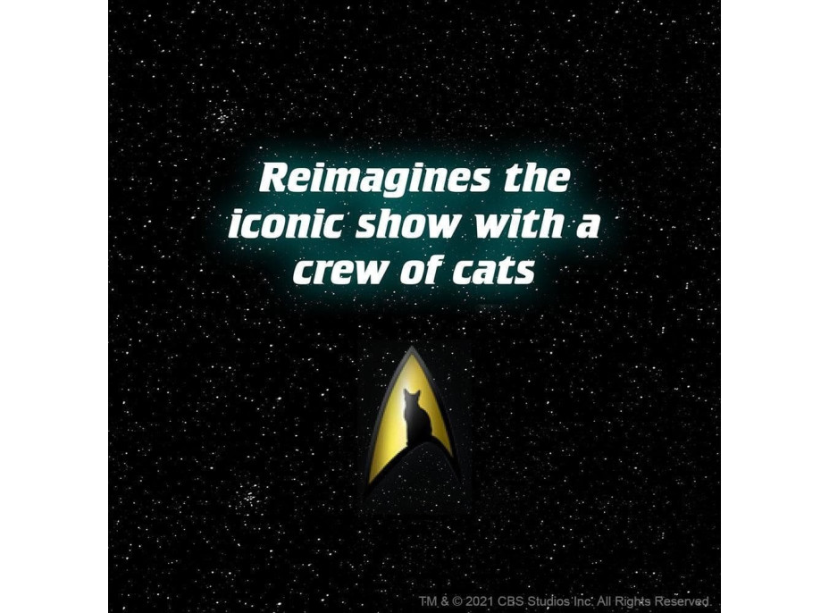 CHRONICLE BOOKS Puzzle Star Trek Cats 1000 dílků