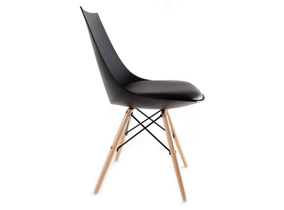 Designová židle EDISON - černá