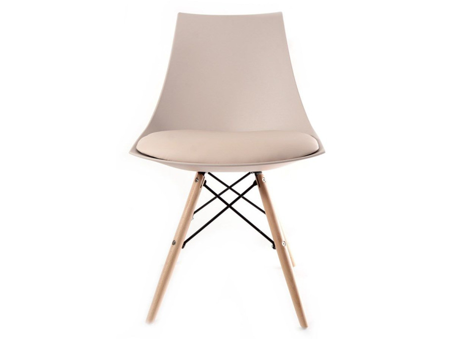 Designová židle EDISON - kávová