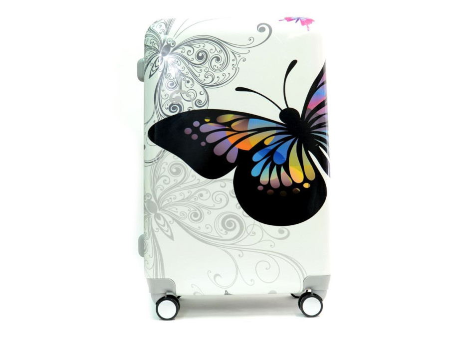 Moderní cestovní kufry BUTTERFLY