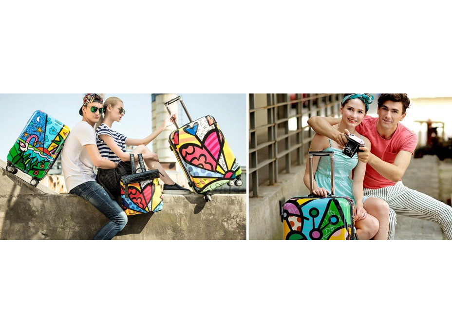 Moderní cestovní kufry PICASSO