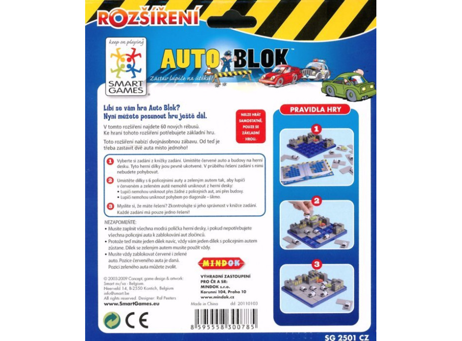 MINDOK SMART Auto blok (rozšíření)