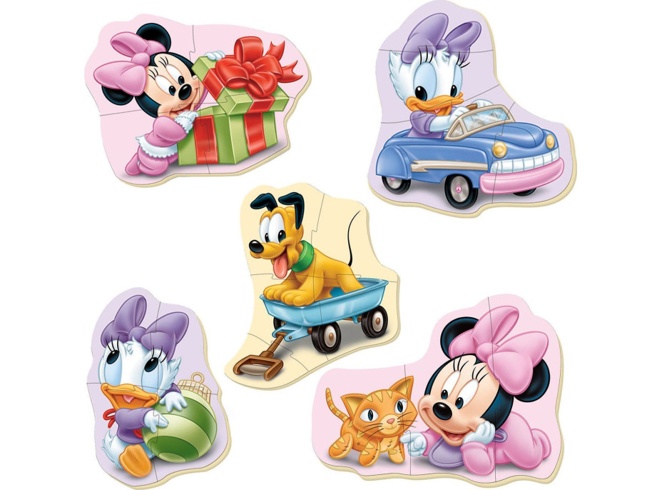 EDUCA Baby puzzle Minnie 5v1 (3-5 dílků)