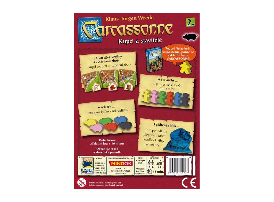 Carcassonne: Kupci a stavitelé (2.rozšíření)