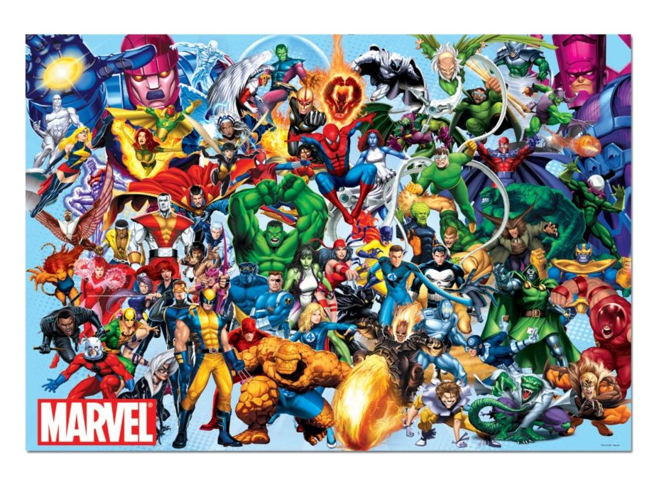 EDUCA Puzzle Hrdinové Marvel 1000 dílků