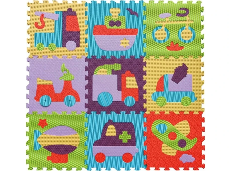 BABY GREAT Pěnové puzzle Barevná doprava SX (30x30)