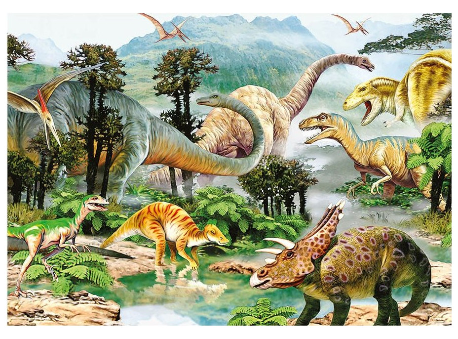 Puzzle Dinosauři XL 100 dílků