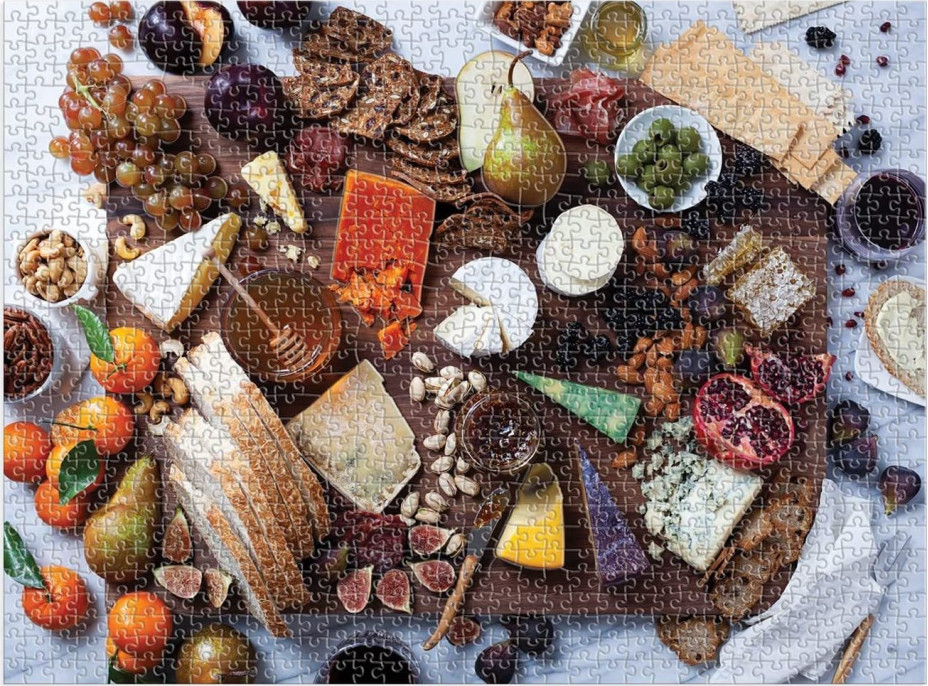 GALISON Puzzle Umění sýrového prkénka 1000 dílků