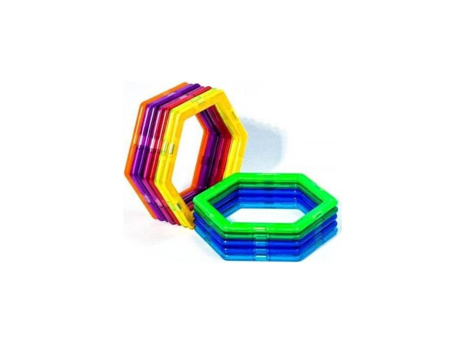 MAGFORMERS Šestiúhelníky 12 ks ve fólii
