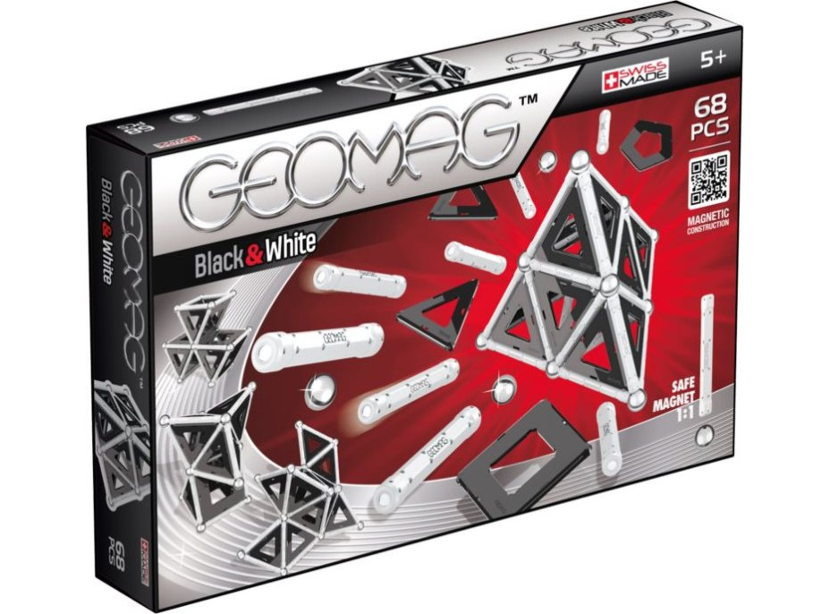 GEOMAG Black and White 68 dílků