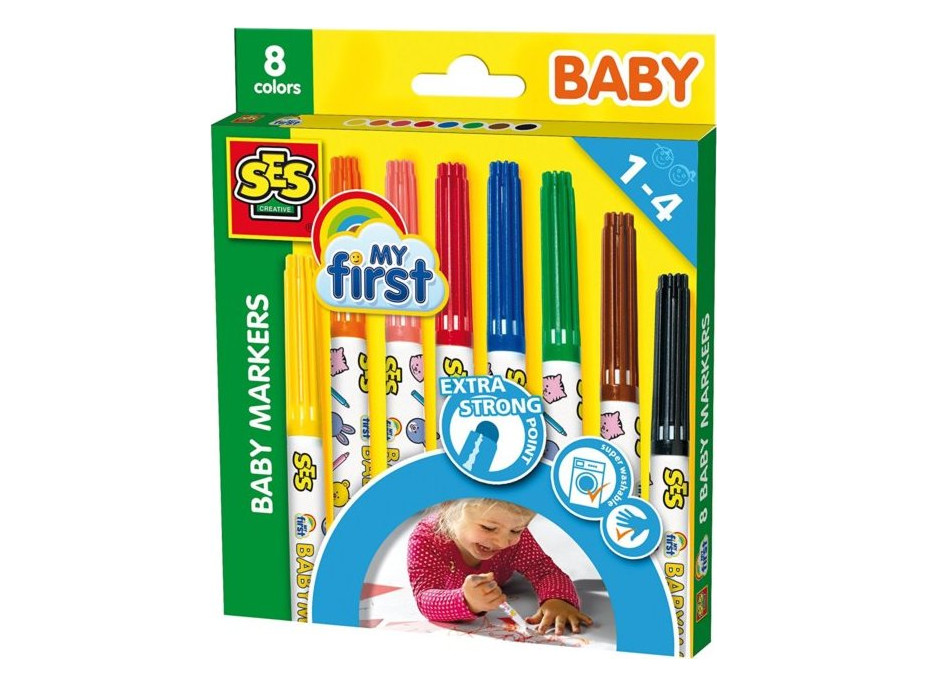 Dětské fixy - 8 barev