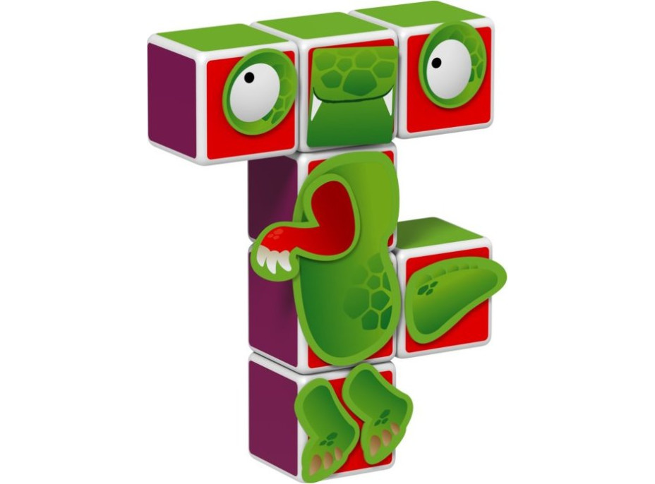 GEOMAG Magnetické kostky Magicube Dinosauři