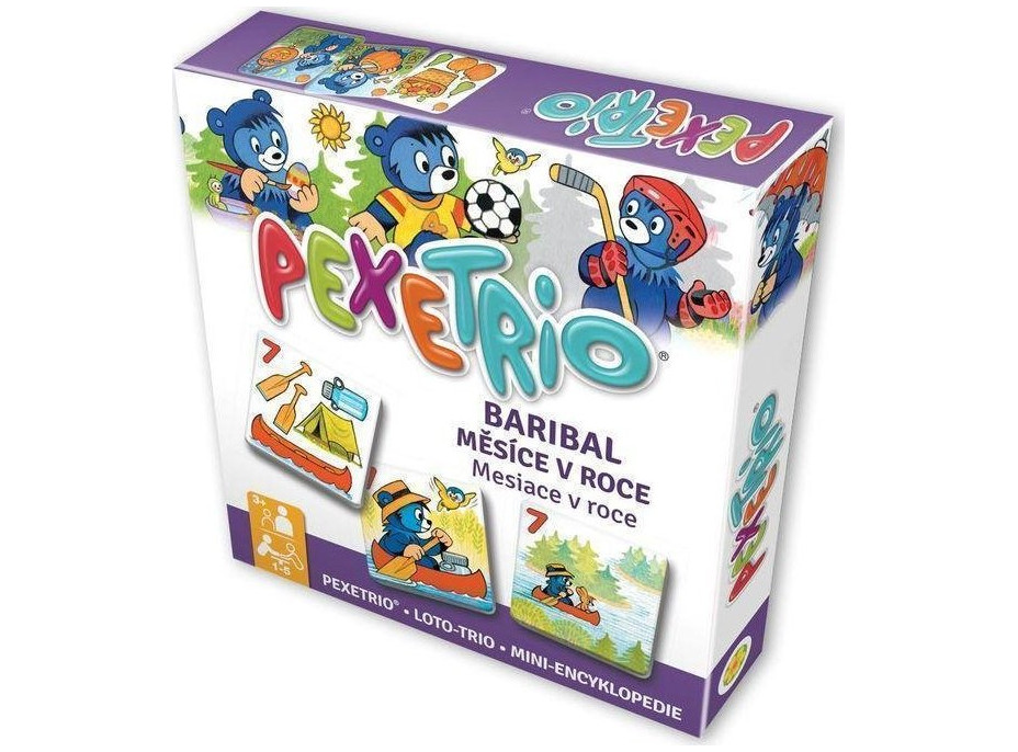 EFKO Pexetrio Baribal: Měsíce v roce