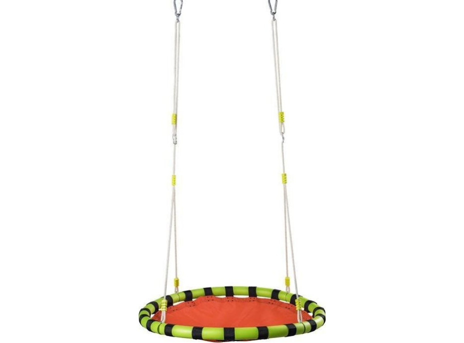WOODY Skládací houpací kruh oranžový (průměr 103 cm)