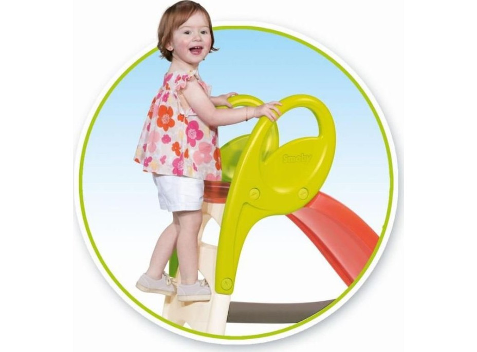 SMOBY Skluzavka KS 150cm zelenočervená