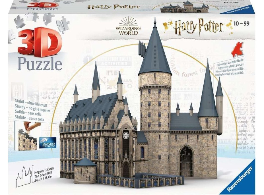 RAVENSBURGER 3D puzzle Harry Potter: Bradavice, Velká síň 630 dílků