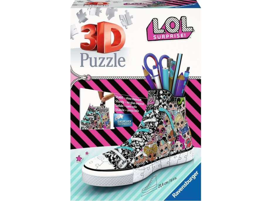 RAVENSBURGER 3D puzzle kecka L.O.L. Surprise! 108 dílků RAVENSBURGER 3D puzzle kecka L.O.L. Surprise! 108 dílků