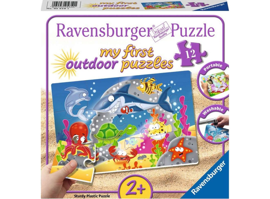 RAVENSBURGER Moje první outdoor puzzle Podmořská zábava 12 dílků