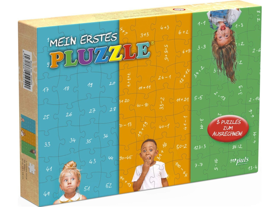 PULS ENTERTAINMENT PLUZZLE® Moje první matematické puzzle 3x56 dílků