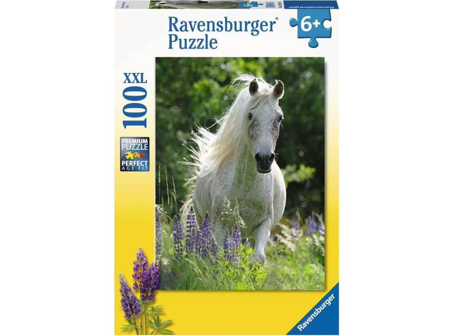 RAVENSBURGER Puzzle Bílý hřebec XXL 100 dílků