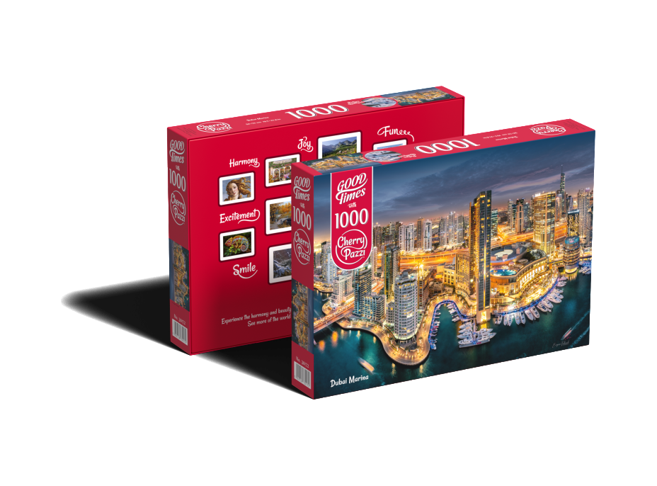 CHERRY PAZZI Puzzle Dubai Marina 1000 dílků