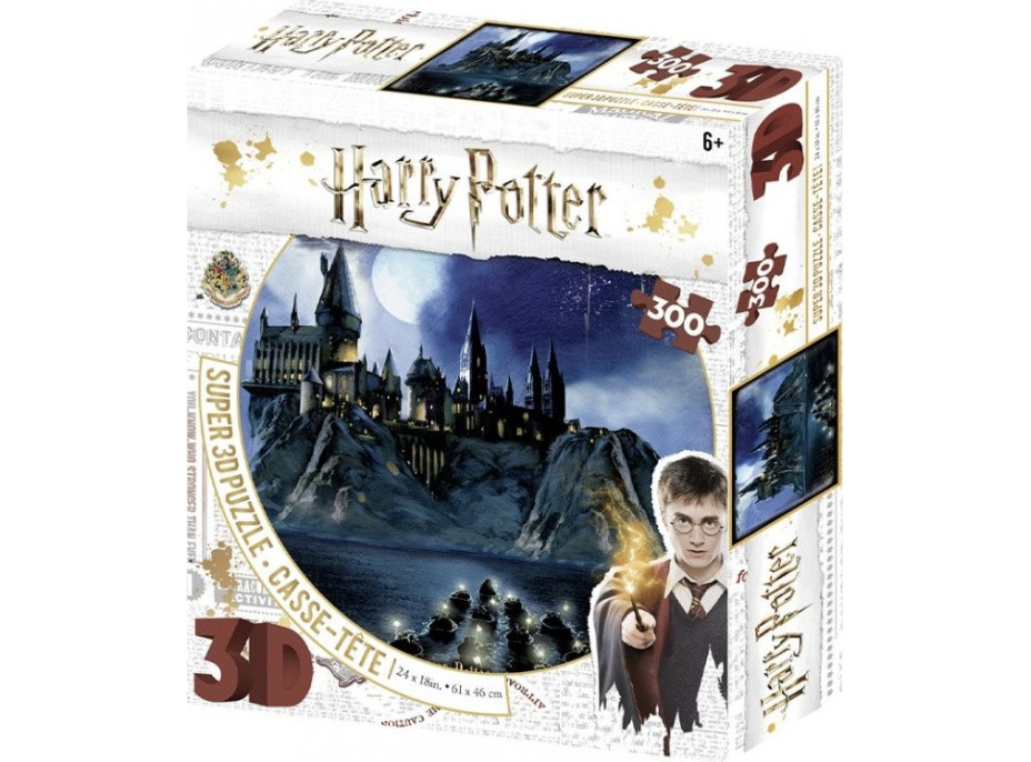 PRIME 3D Puzzle Harry Potter: Noční Bradavice 3D 300 dílků