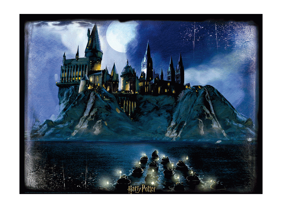 PRIME 3D Puzzle Harry Potter: Noční Bradavice 3D 300 dílků