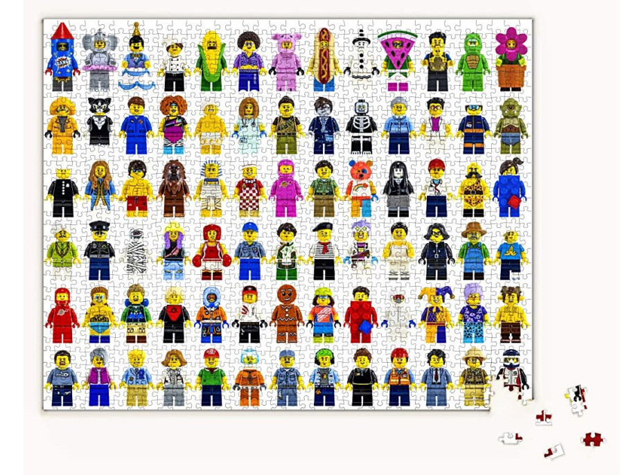 CHRONICLE BOOKS Puzzle LEGO® Minifigurky 1000 dílků