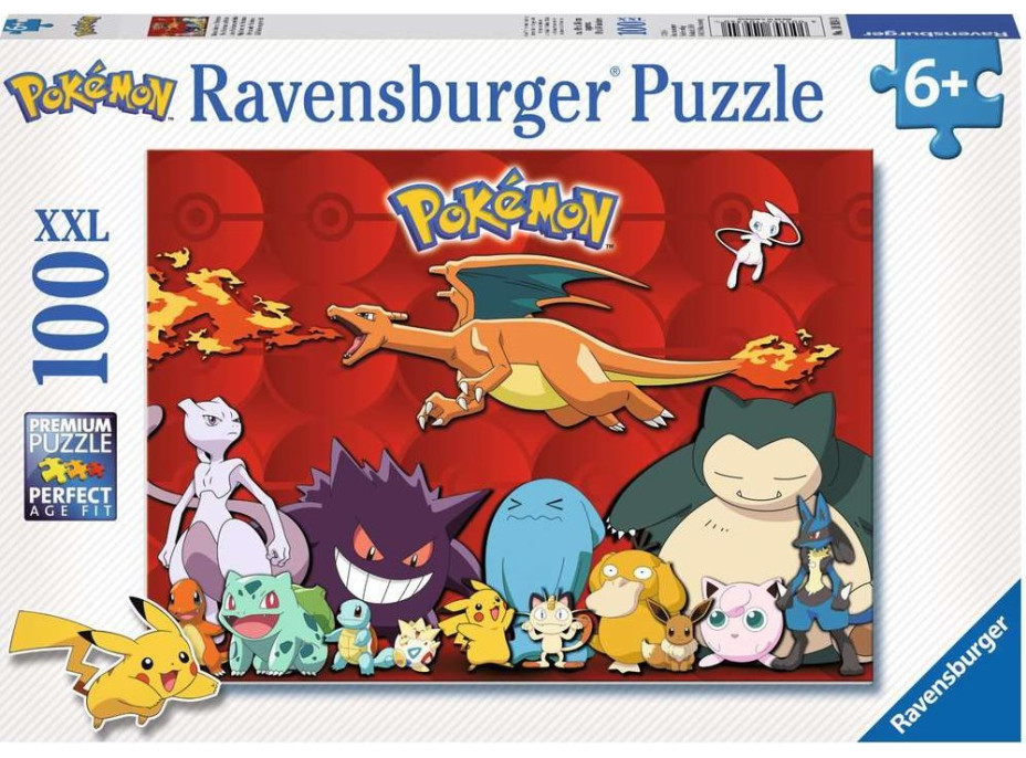 RAVENSBURGER Puzzle Můj oblíbený Pokémon XXL 100 dílků