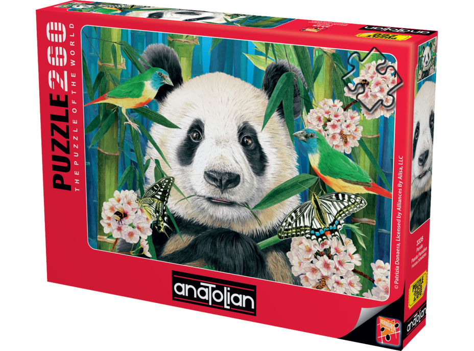 ANATOLIAN Puzzle Panda v ráji 260 dílků