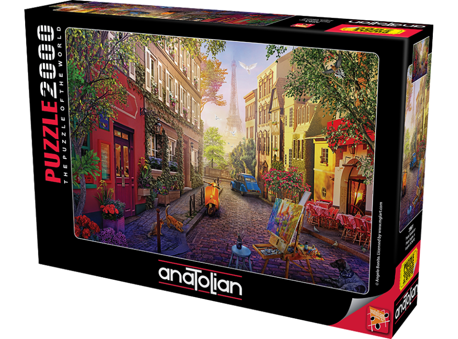 ANATOLIAN Puzzle Pařížská ulička 2000 dílků