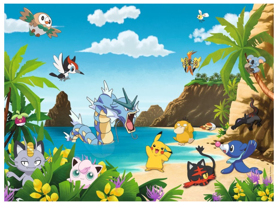 RAVENSBURGER Puzzle Pokémon: Chyť je všechny! XXL 200 dílků