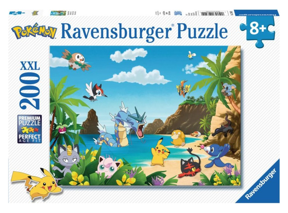 RAVENSBURGER Puzzle Pokémon: Chyť je všechny! XXL 200 dílků